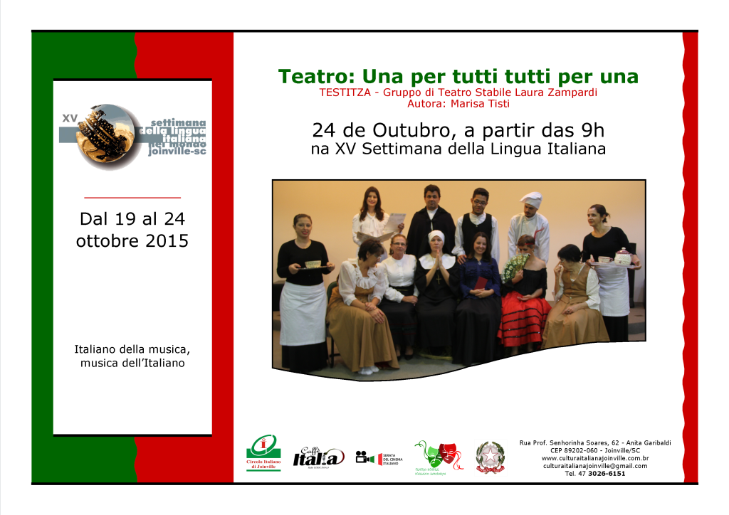 CCI Settimana 2015 - Teatro - Una per tutti tutti per una